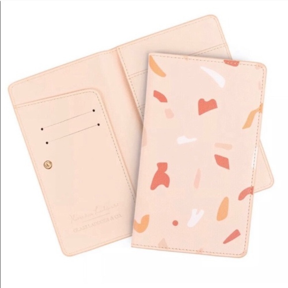 Glass Ladder & Co Blush Passport Wallet - CAUSEBOX